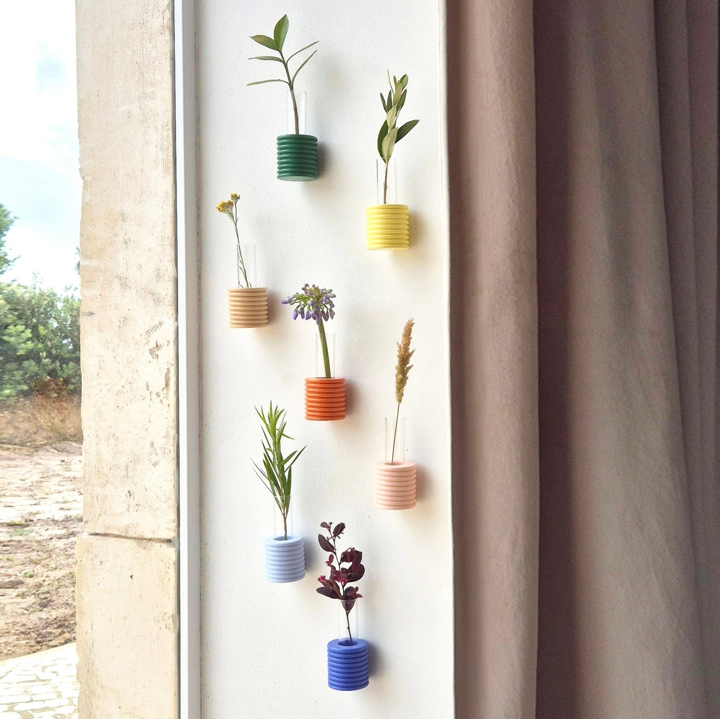 Ribble Wall Vase – Light Blue
