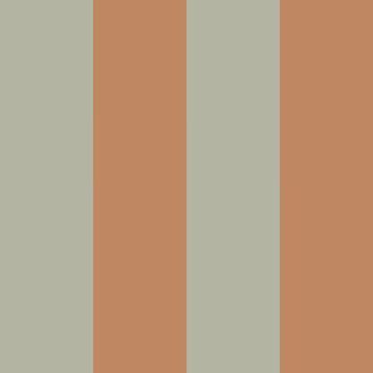 Stripes Green Brown Wallpaper