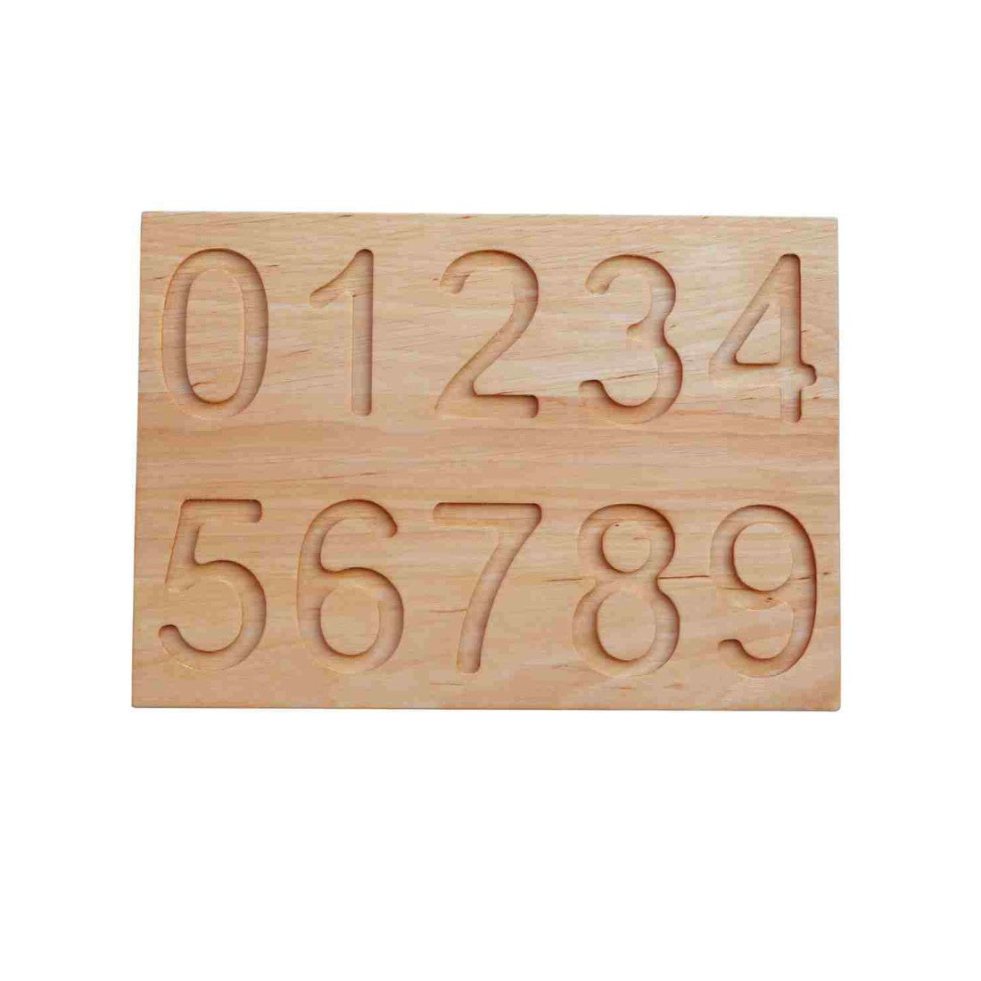 Montessori-Holzbrett zum Lernen von Zahlen – Wooden Story