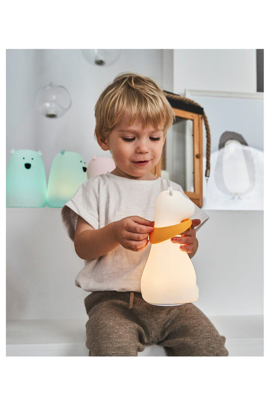 Lampka silikonowa żyrafa – biała – Rabbit & Friends